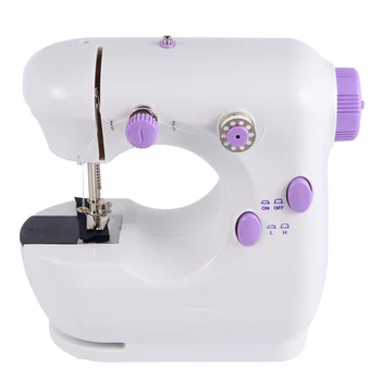 

1pc Household Multi-function Sewing Machine Electric Mini Sewing Machine Mini Sewing Machine with US Plug (Sky-blue)