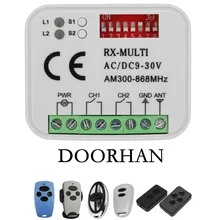Doorhan receptor 433.92 mhz doorhan transmissor remoto barreira receptor 433mhz