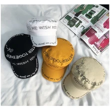 Новая модная кепка в стиле милитари с буквенным принтом, кепка с плоским верхом, берет, шапка на осень и зиму, теплая шапка для женщин, кепка Newsboy