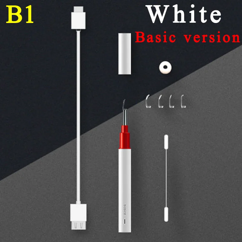 B1 Basic version Xiaomi bebird умный визуальный ушной Стик 21в1 200 Вт Высокоточный эндоскоп 350 мАч с магнитно заряженным Bas VS M9 Pro - Цвет: B1 Basic version