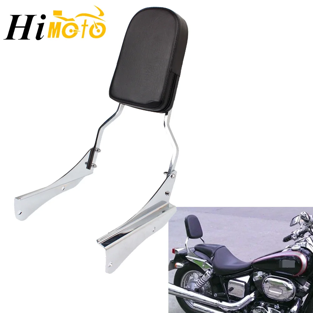 Motorcycle Chrome Rear Passenger Backrest Sissy Bar For 2001 2008 Honda