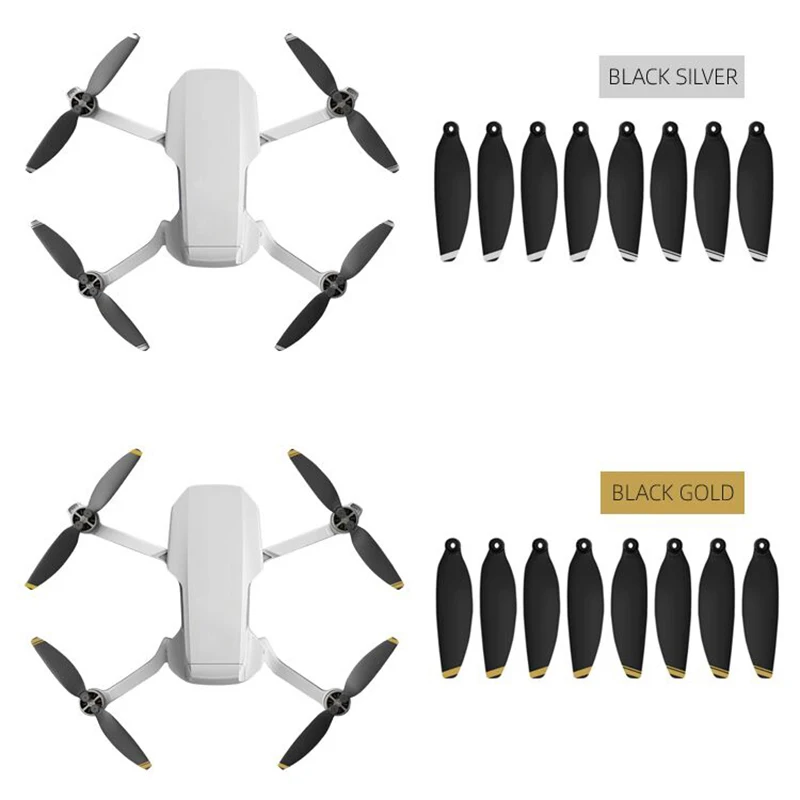 1/2/4 Pairs Mini Propeller for Intelligent Flight Drone Supplies Quadcopter Accessories FKU66