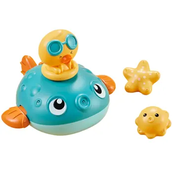 

Electric Water Puffer Fish Baby Summer Bathroom Bath Toys Baby Water Play Shower Sprinkler Educational Game Water Spraying Toys