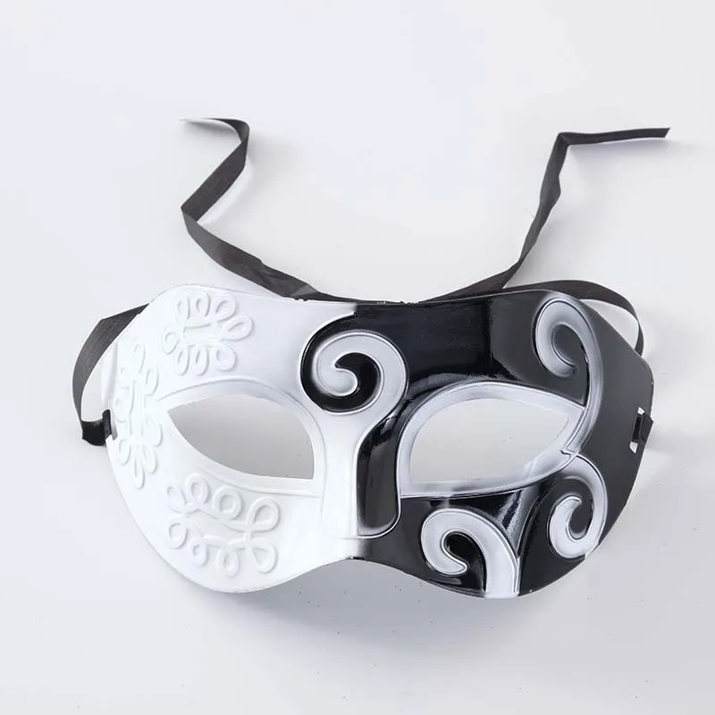 New Vintage Silver Gold Men Antique Gladiator Carnival Masquerade Ball Party Masks Cool Retro Men's Party Masks07