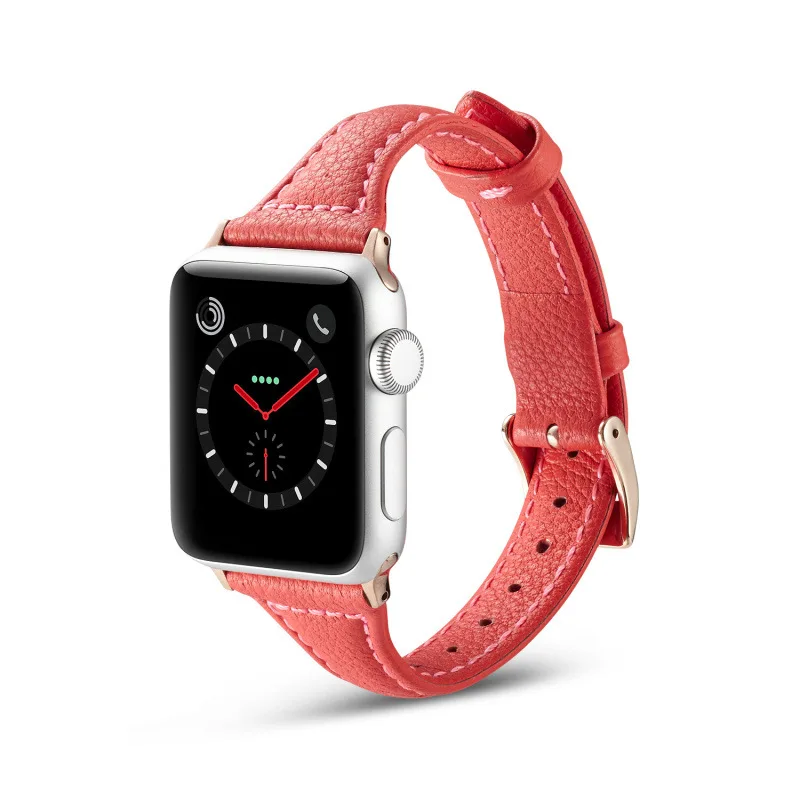 New For Apple Smartwatch Band Men 38mm 40mm 42mm 44mm Pu For Apple Iwatch 4 3 2 1 For Fashion Trend for Apple Watch Cable Women