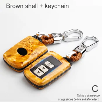 

Car key case for toyota chr hilux rav4 auris aygo vitz highlander aqua prado camry 2018 verso corolla prius land cruiser crown