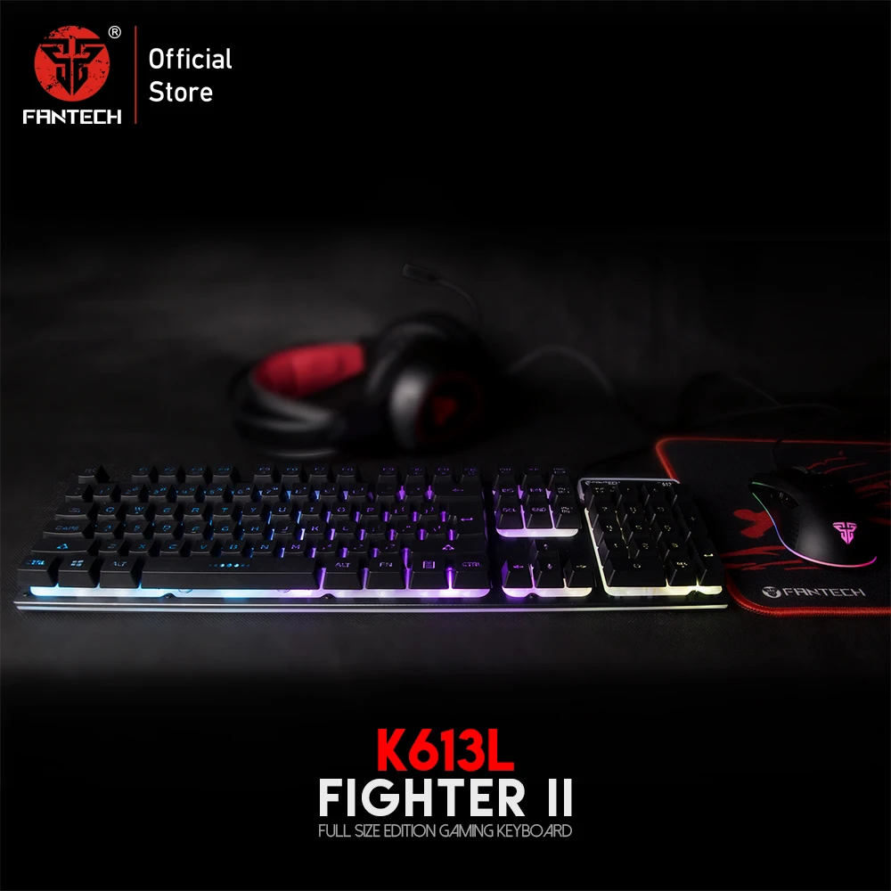 Профессиональная игровая клавиатура FANTECH K613L с 25 кнопками без конфликтов 104