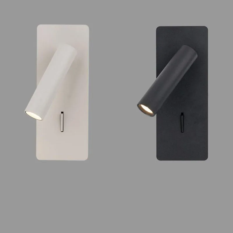 wall mounted bedside lights 3W LED Wall light 350 Degree Rotation Adjustable wall lamp Hotel Bedroom Bedside Study Reading lamp With switch USB Interface plug in wall lights