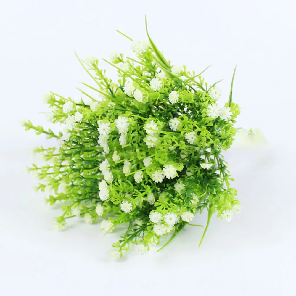 

2pcs Artificial Gypsophila Flowers Bouquet Buds Stars Simulation Babys breath Silk Flowers For Home Wedding House Decration