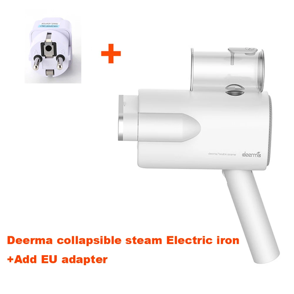 xiaomi mijia 220V 800W Deerma HS006 ручная мини подвесная гладильная машина для путешествий портативная Одежда Утюг - Цвет: Add EU adapter