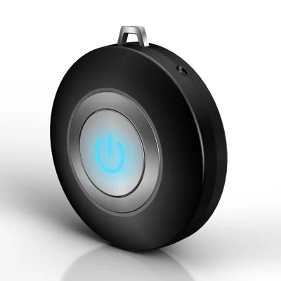 Wearable Air Purifier Mini USB Portable Air Cleaner Remove PM 2.5 Negative Ionizer Anion Low Noise Oxygen Bar Air Freshener - Цвет: black