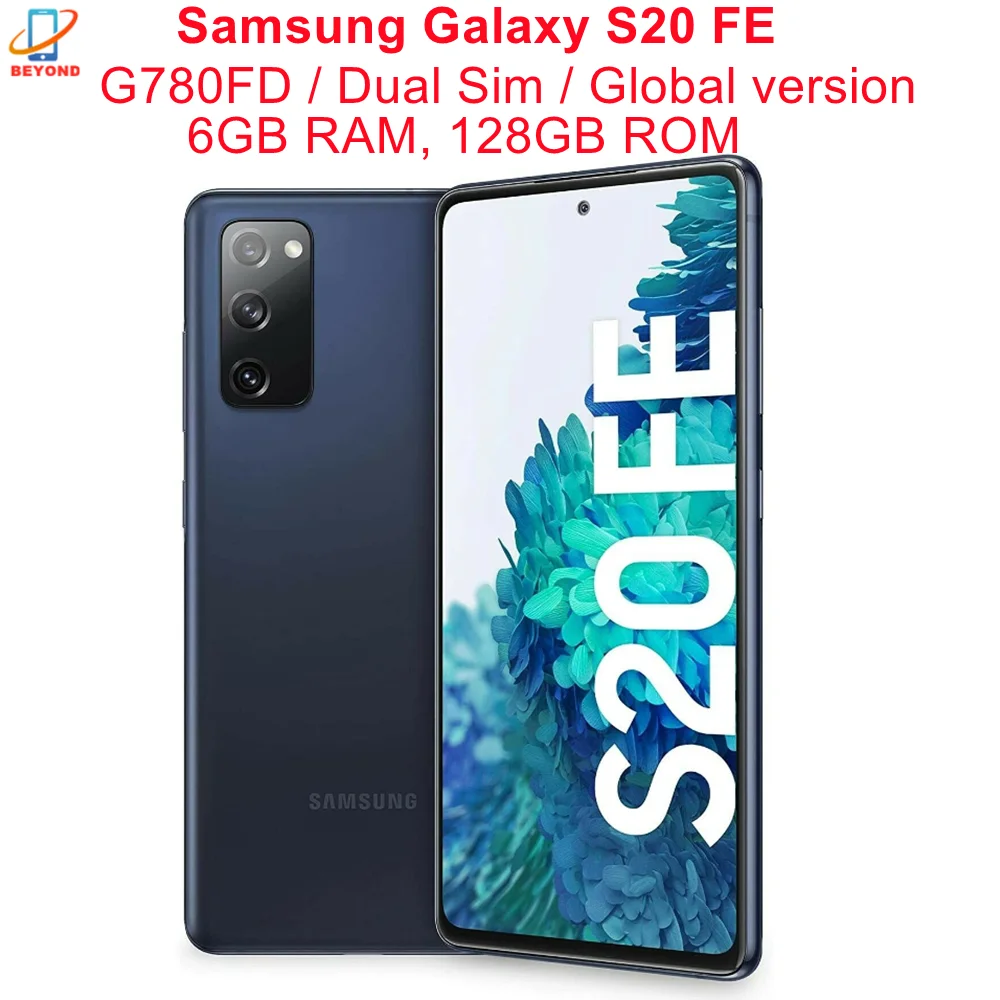 Сотовый телефон Samsung Galaxy S20 FE Lite G780F/DS с двумя Sim-картами 6 5 дюйма ROM 128 ГБ ОЗУ NFC