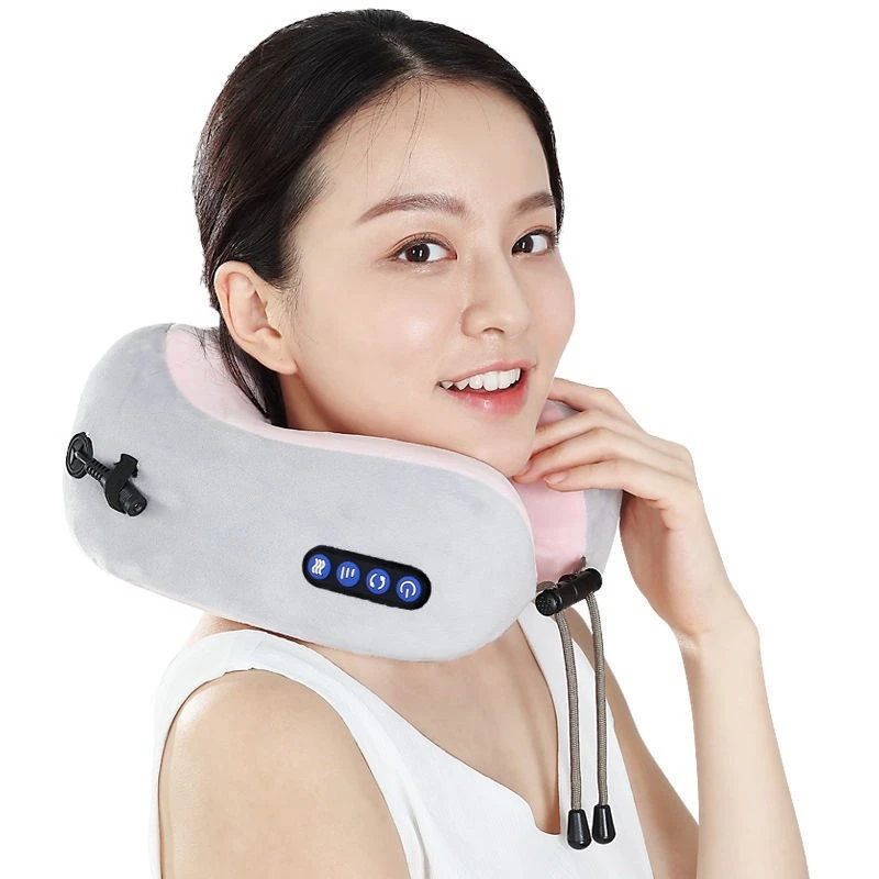 Outdoor Home Car Relaxing Massage Electric Neck Massager U shaped Pillow Multifunctional Portable Shoulder Cervical Massager