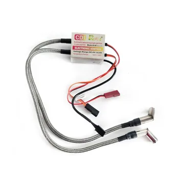 

Rcexl CDI Twin Ignitions for NGK- ME-8, 1/4-32 120 Degree With Universal Hall Sensor KIT DIY Bracket