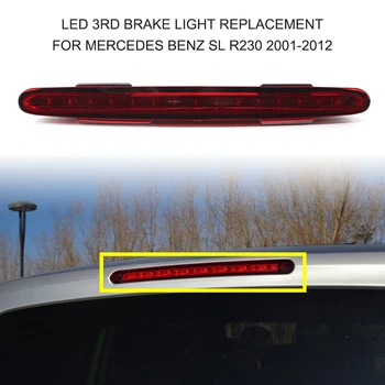 

Auto Trunk LED 3rd Brake Light High Mount Stop Light Rear Brake Light for Mercedes Benz SL R230 2001-2012