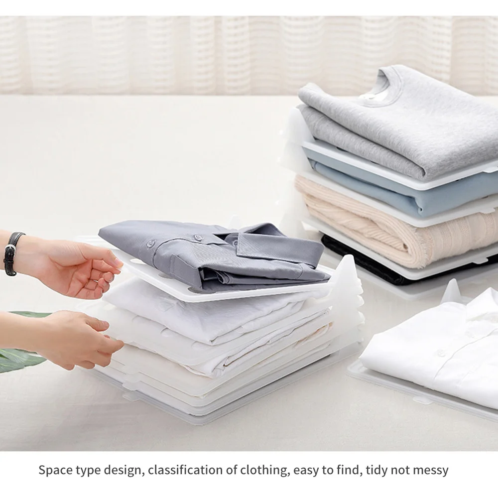 

Clothes T shirt Folding Board Wardrobe T-shirts Clothes Organizer Drawer Cabinet Board Cloth Storage Tool