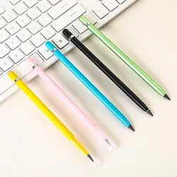 Lápices de escritura ilimitados para oficina, lápiz eterno de Metal de colores, sin tinta, herramienta de pintura de bocetos de arte, regalos para niños