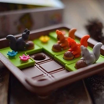 

Funny crazy squirrel early education educational toys logic space thinking Reasoning Family Party Game