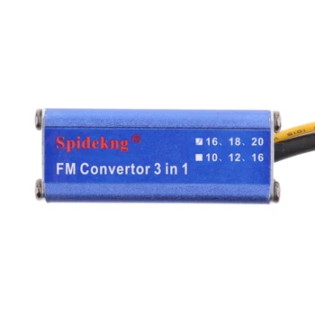 

Blue Aluminum Car 16mhz Mp3 Fm Transmitter Radio Converter Dc12v