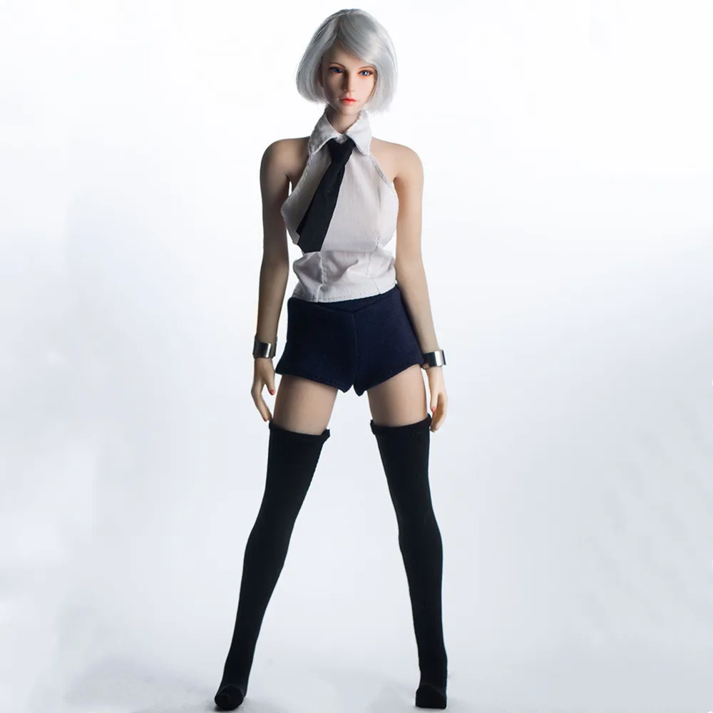 

1/6 Lady's Anime Character Uniform Shorts Set for 12" Collectible PH UD JODOLL Action Figures DIY