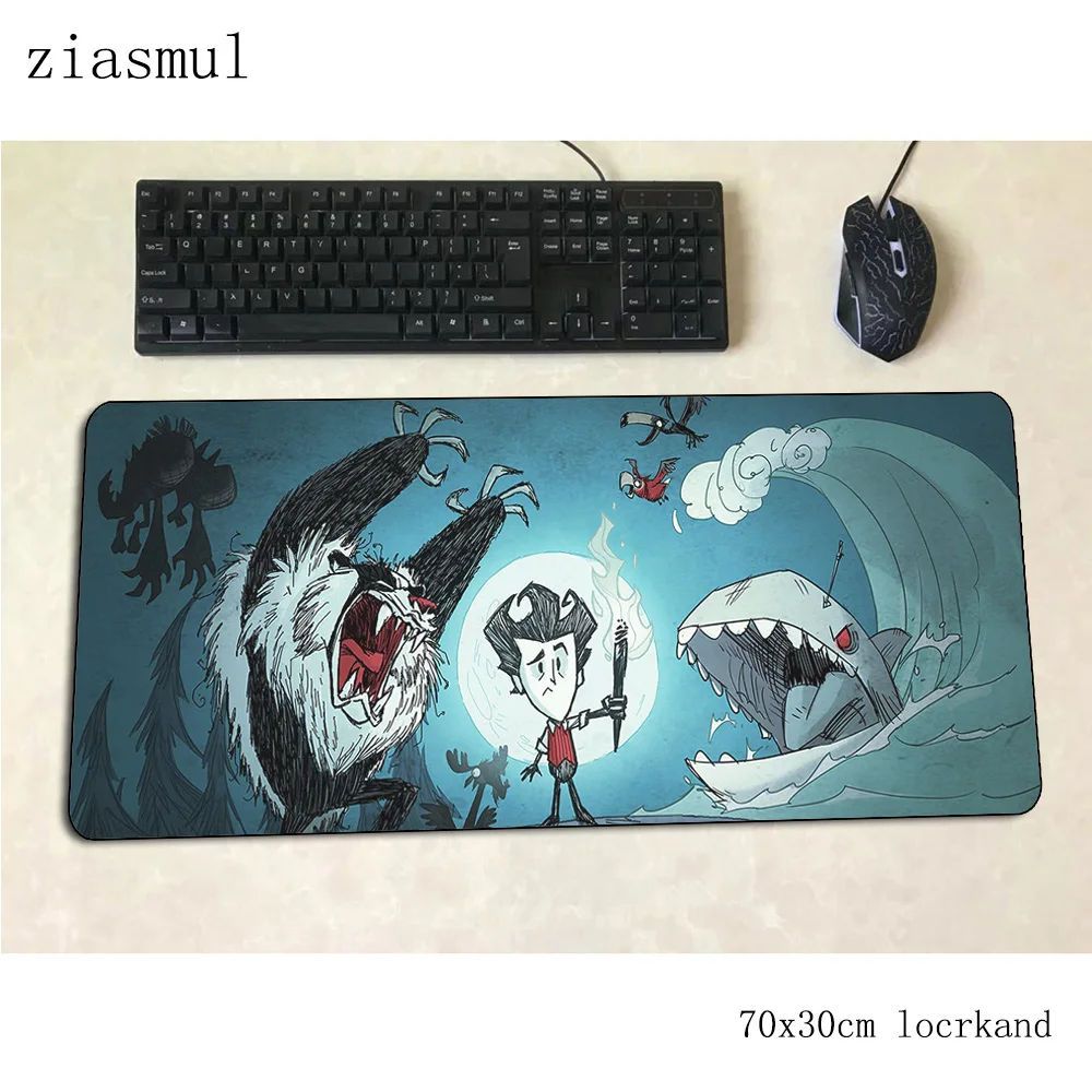 

dont starve mouse pad gamer big 70x30cm gaming mousepad pc notbook desk mat cute padmouse games High quality gamer mats gamepad