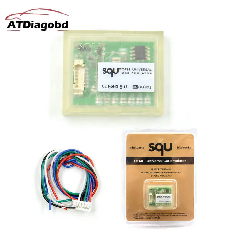 SQU OF68 SQU OF80 Universal Car Emulator MINI Parts Big Works 42 IMMO Programs 18 Seat TACHO PROGRAMS