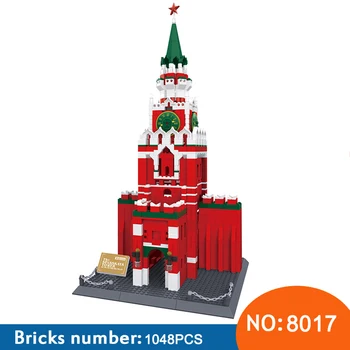 

MOC Famous Kremlin Structure Boy girl friends Building Blocks Assembled Christmas Toys for Children Bricks birthday Gifts