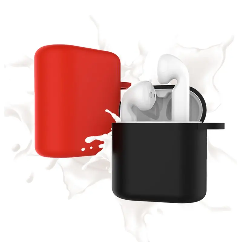

Protective Earphone Cover Charging Case Silicone Skin Headset Holder Anti-Slip Hook for Huawei Honor FlyPods 634A
