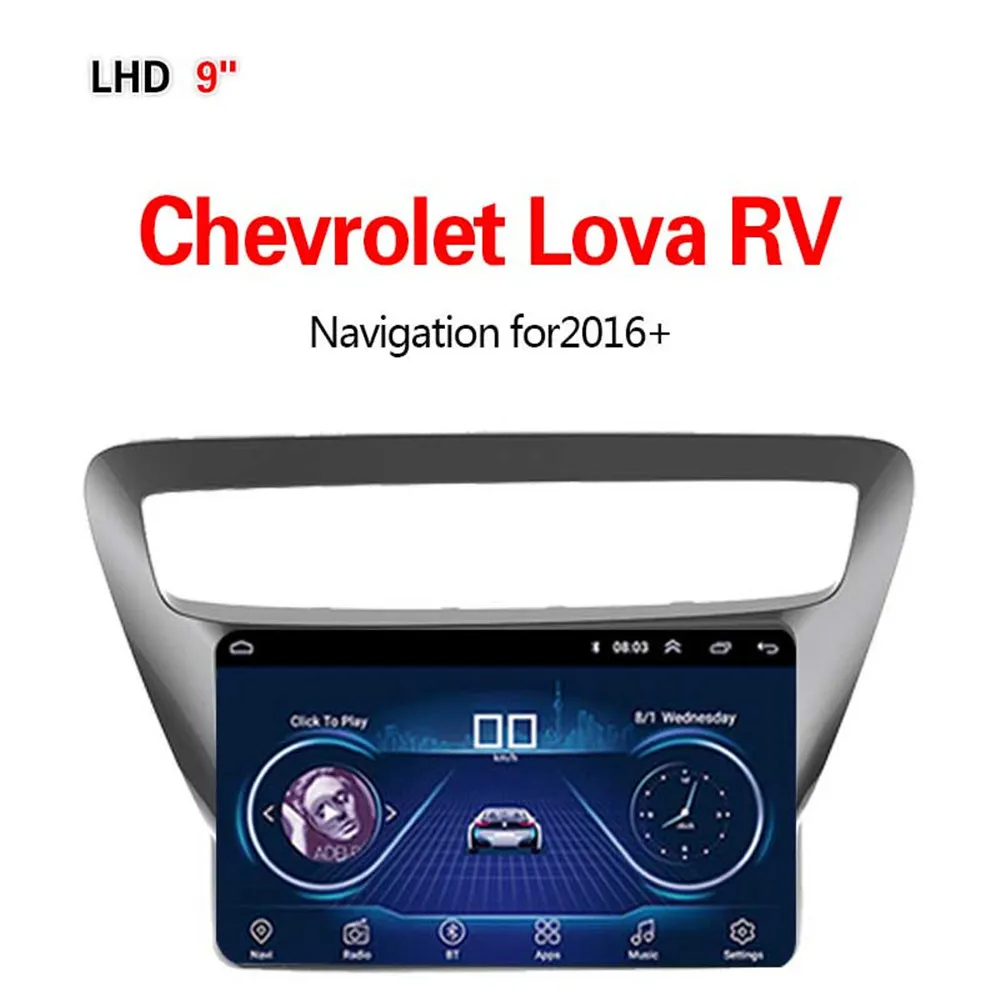 Lionet gps навигация для автомобиля chevrolet lova RV+ 9 дюймов LC1015X - Размер экрана, дюймов: WIFI 1G16G