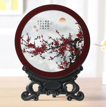 

New Home Decoration Crafts Activated Carbon Table Figurine Creative Flower Landscape Painting Ornament Office Coffee Accessories