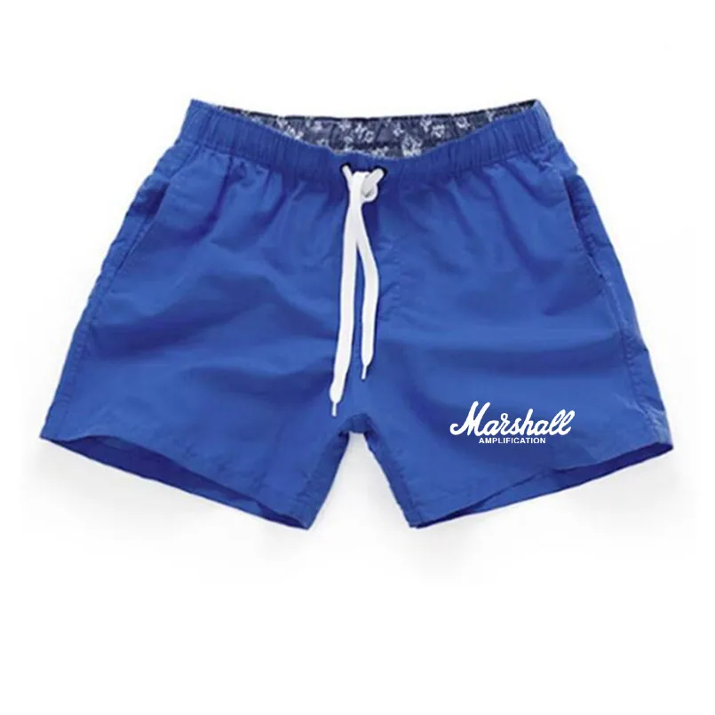 Лето хлопковый Повседневный для мужчин шорты мужские брюки пляжные короткие модные брендовые короткие брюки плюс размер мужская одежда - Цвет: royalblue195