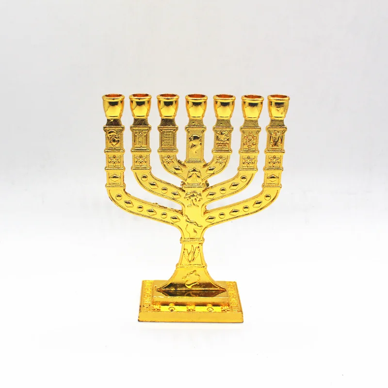 Иудейская Менора подсвечники религиозные канделябры Hanukkah подсвечники 7 веток подсвечник