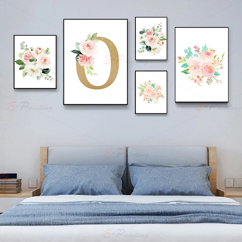 Lovertiful Flower Canvas Painting Wall Pictures Waterproof Ink Poster No Frame Home Decor Bedroom Kids Room Decoration Art Painting Calligraphy Aliexpress lovertiful flower canvas painting wall pictures waterproof ink poster no frame home decor bedroom kids room decoration art