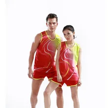 Спортивный костюм набор для мужчин и женщин настраиваемый печатный номер Спринт на большие дистанции бегущий марафон спортивная форма быстросохнущая Ta