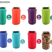 8L нейлоновая портативная Водонепроницаемая сухая сумка для катания на байдарках, рыбалки, рафтинга, плавания, кемпинга, рафтинга, серфинга, сноубординга