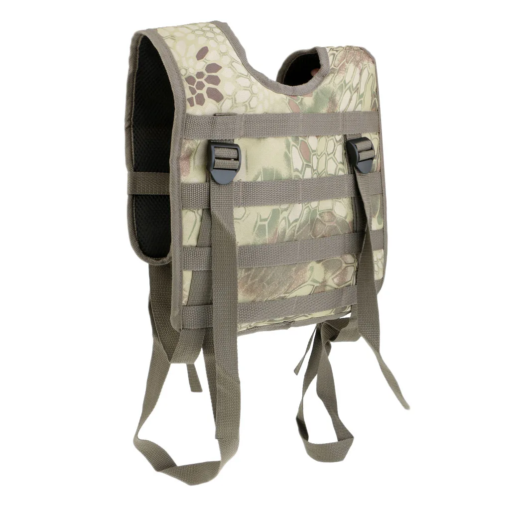 600D Oxford Hunting Webbing Molle Chest Rig Paintball Harness Vest Belt Support Tactical Vest Harness