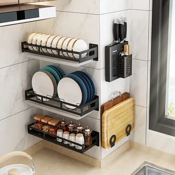 

Kitchen Storage Spice Bowl Organizer Storage Rack Shelf for Home Multi-Function Kitchen Accessories Holder Organizer shelves