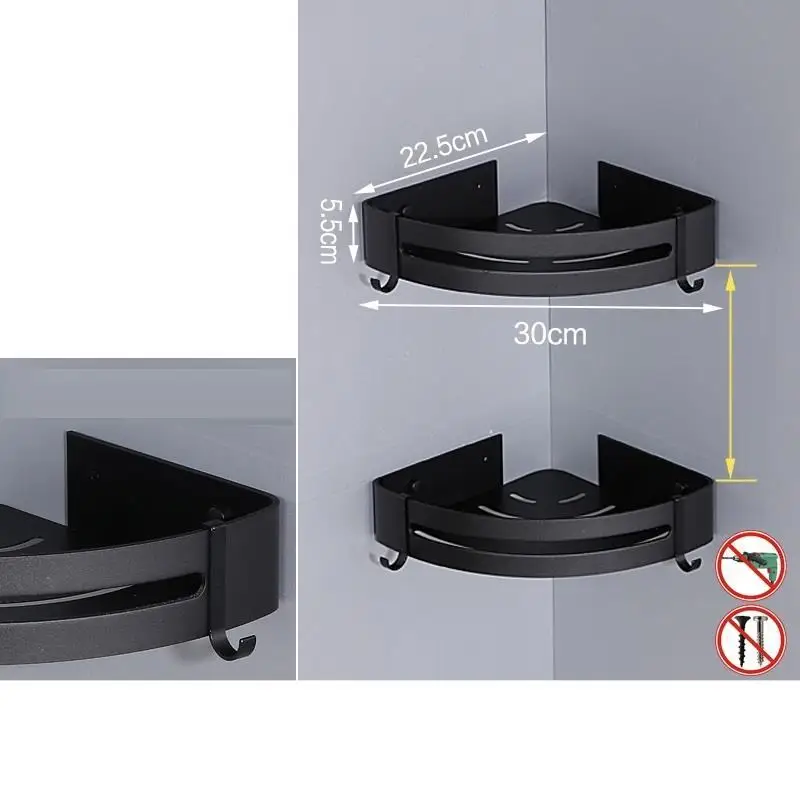 MODEL E Prateleira Parede Mobile Banyo Aksesuarlari Accessori Bagno полки для душа полки Salle De Bain аксессуары для ванной комнаты Органайзер - Цвет: MODEL E
