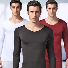 Мужское теплое нижнее белье, костюм с v-образным вырезом, зимняя одежда и брюки, 37 градусов,, бесшовные зимние тонкие мягкие эластичные подштанники