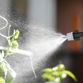 

Adjustable Single Outlet Micro Nozzle Misting Micro Flow Sprinkler Head Hose Garden Lawn Irrigation