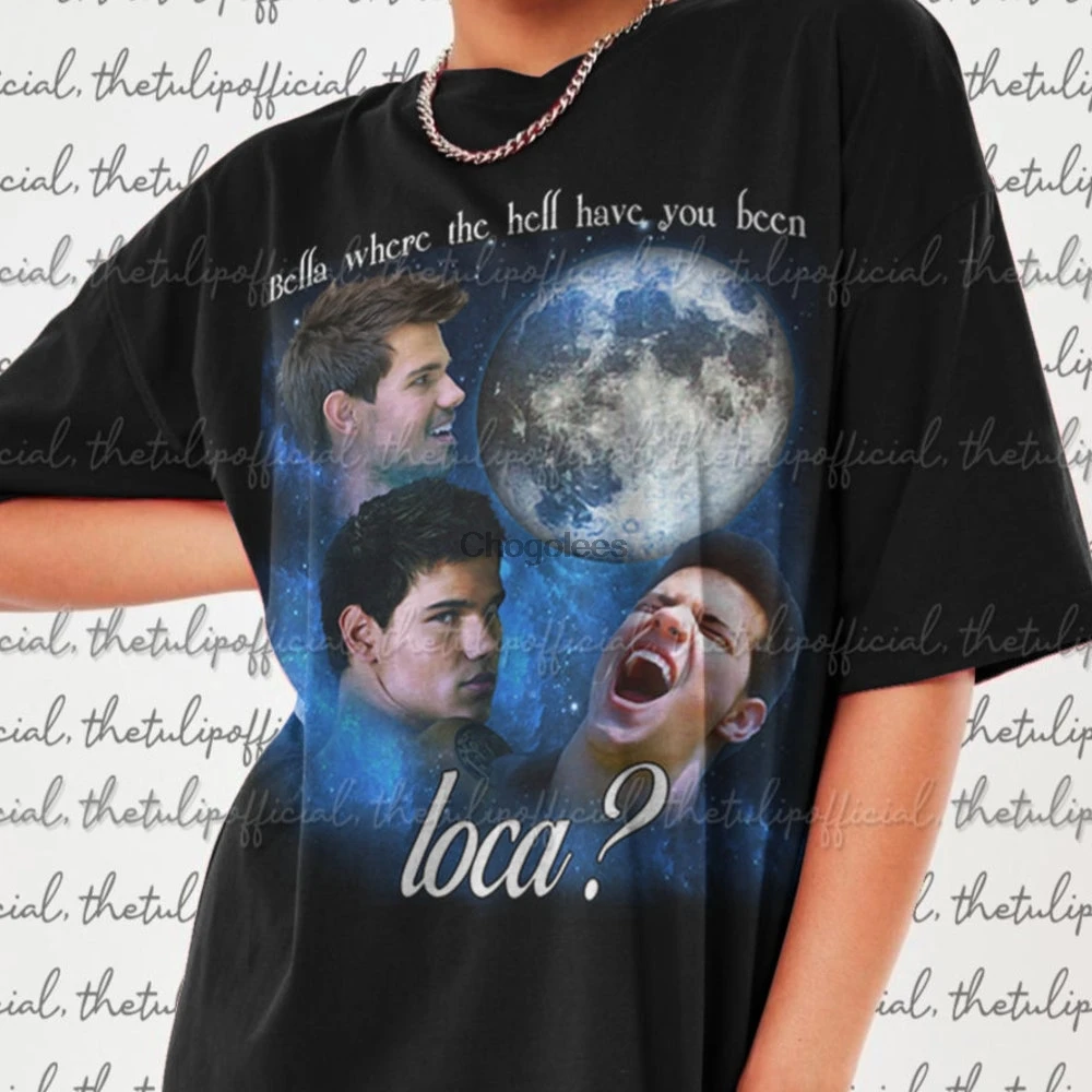 Camiseta de Bella infierno has sido loca, camiseta de Crepúsculo Merch Jacob Twilight - AliExpress