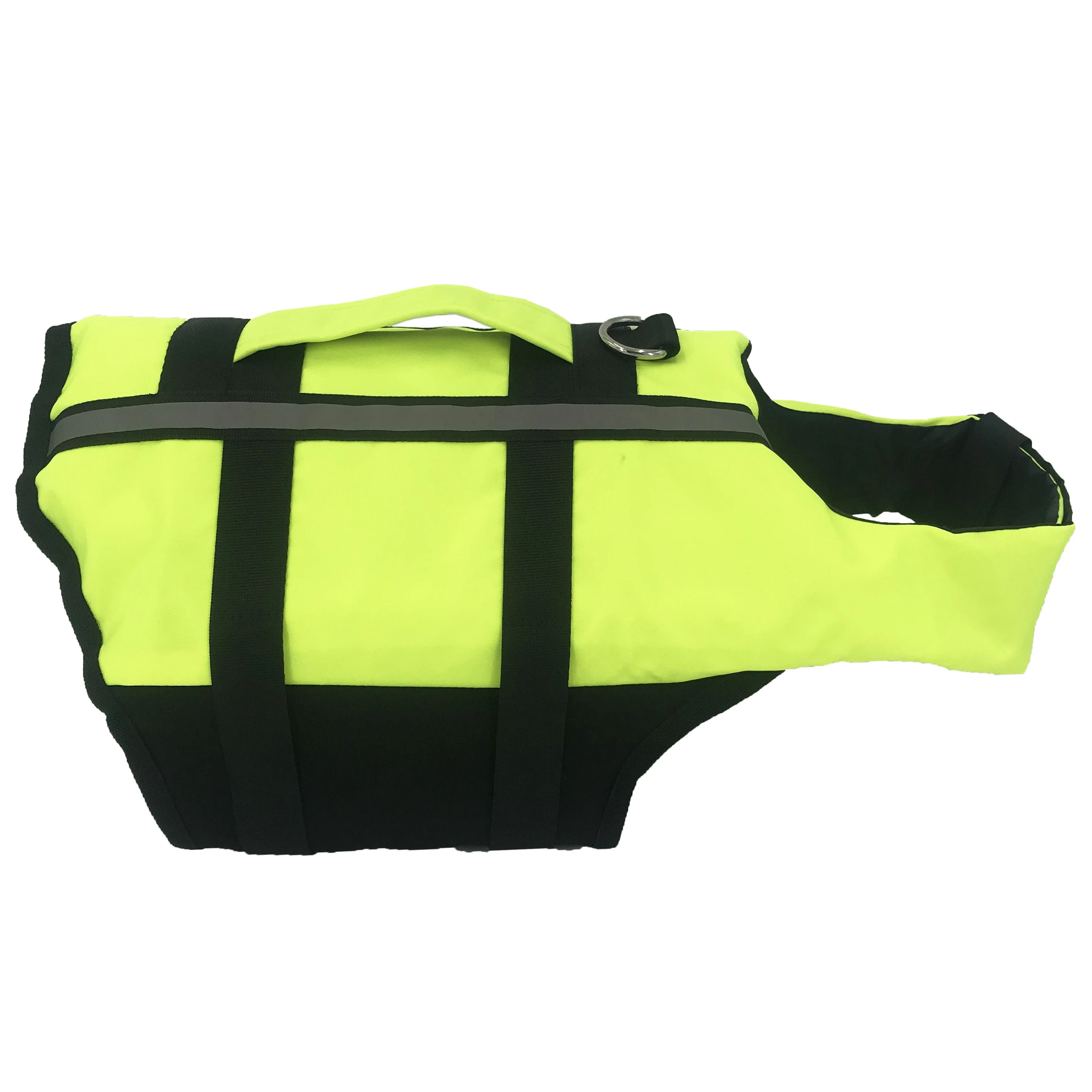 Fluorescent Green Спасательный жилет для домашних животных, складной жилет для собак с подушкой безопасности, флуоресцентный зеленый светоотражающий цвет для маленьких собак Meduim для плавания - Цвет: Fluorescent Green
