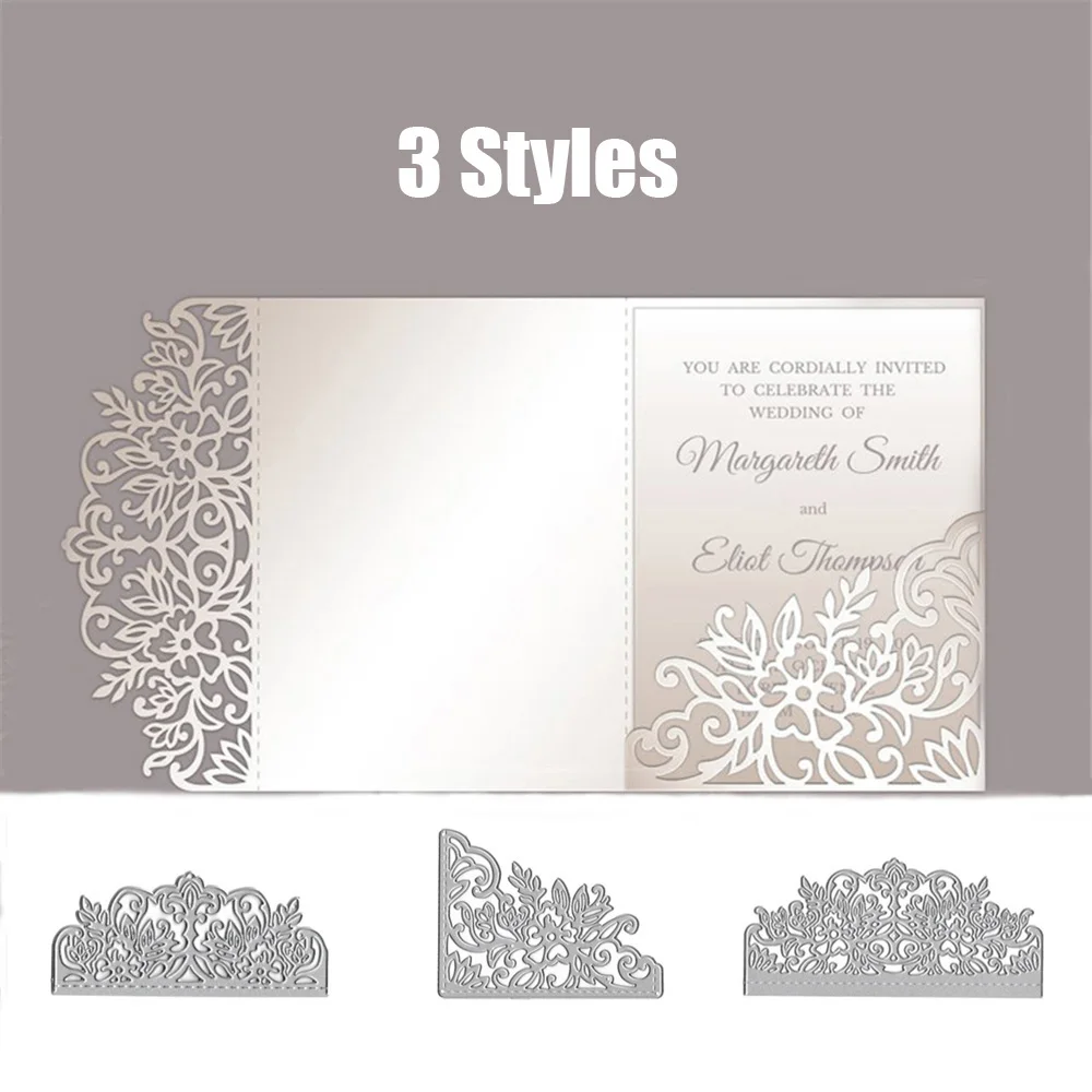 Рисунок 2 - Свадебное приглашение высечка Скрапбукинг