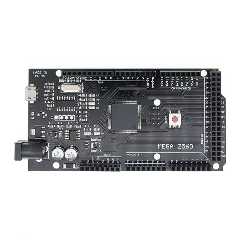 1 шт. Mega 2560 R3 CH340G/ATmega2560 16AU MicroUSB. Совместим с Загрузчиком (hei)|Интегральные схемы| |
