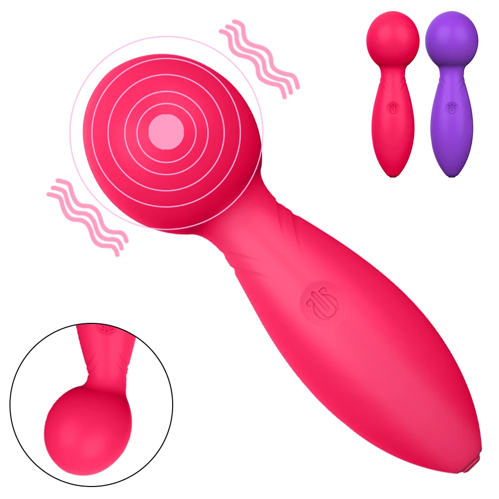 10 Speed Mini Powerful Dildo AV Vibrator for Women Clitoris Stimulator Magic Wand G-spot Massager S_voghion.com