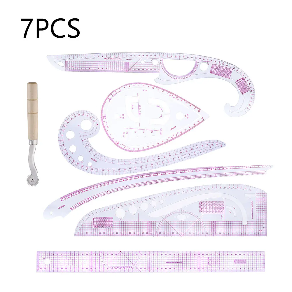 Ruler Curves Metric Multifunction Pattern Measure Tool Dress Making DIY