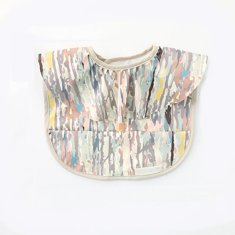 Baby Animal Shape Bibs Infant Toddler Burp Cloth Feeding Accessory Waterproof Washable Apron Tableware