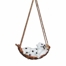 На открытом воздухе сад Санта Клаус орнамент Садоводство животное орнамент смола технология украшение собачка подвеска в виде лягушки