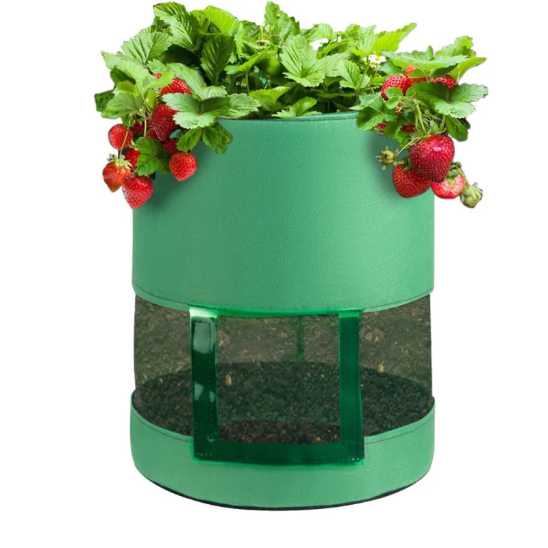 

Home Balcony Garden Plant Grow Bag DIY Potato Tomato Vegetable Grow Planter Felt Cloth Planting Container Bag Thicken Garden Pot
