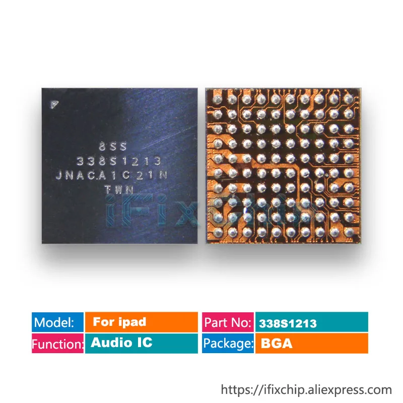 5 шт./лот 338S1213 для iPad Air 1/2 5/6 Big Audio IC? Мини 1/2/3/4 большой основной аудио чип |
